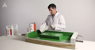 Desmoldeante base disolvente Ababol P video de aplicación