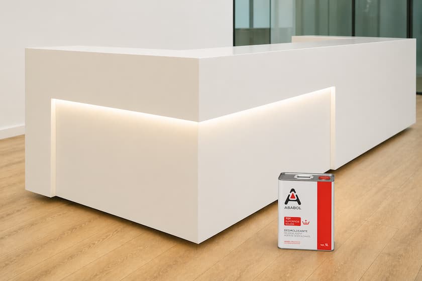 Desmoldeo en Solid Surface